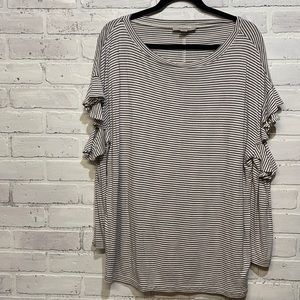 Allsaints long sleeve striped tee